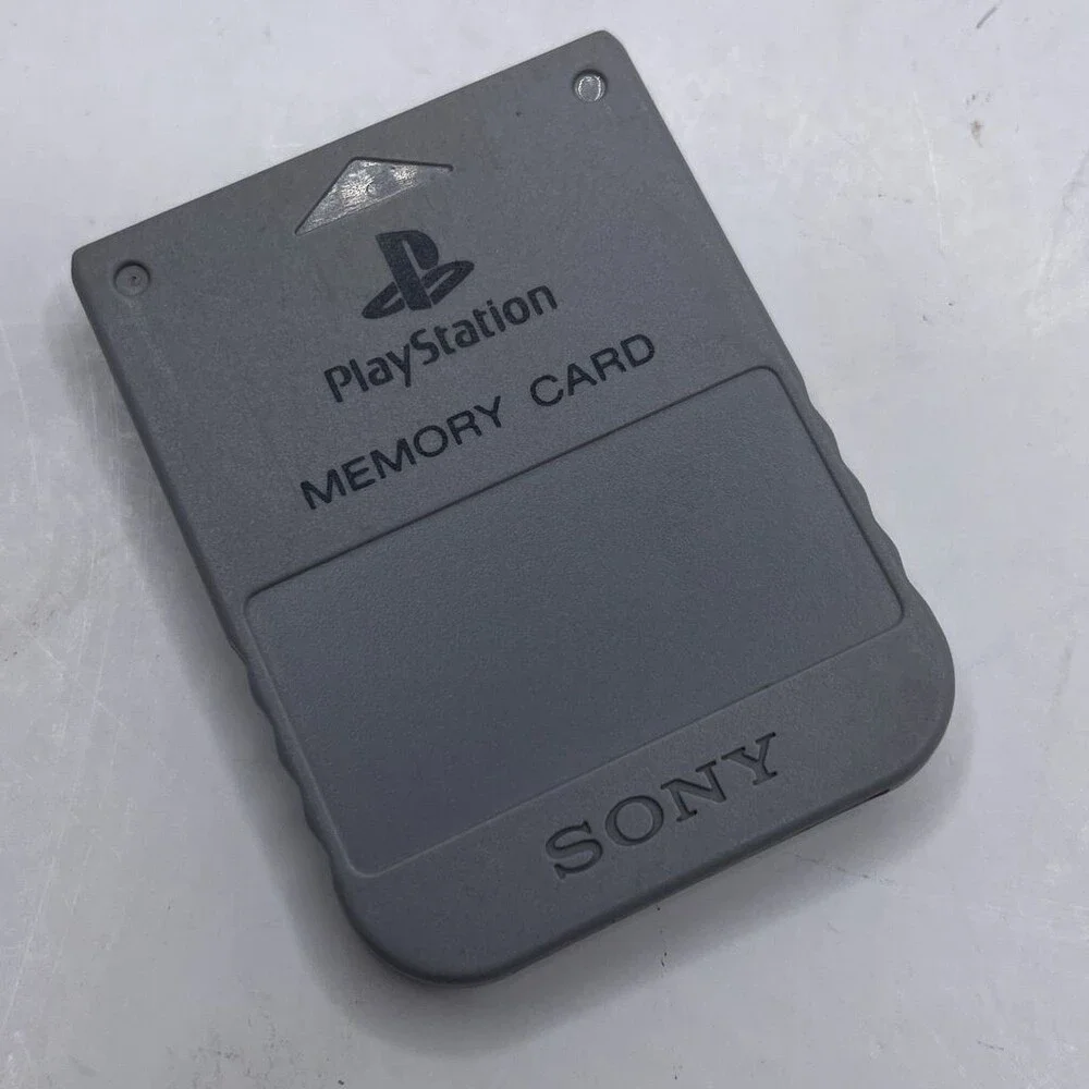Memory Card SCPH-1020 Official 1MB Grey OEM Save Card (Sony PlayStation, )